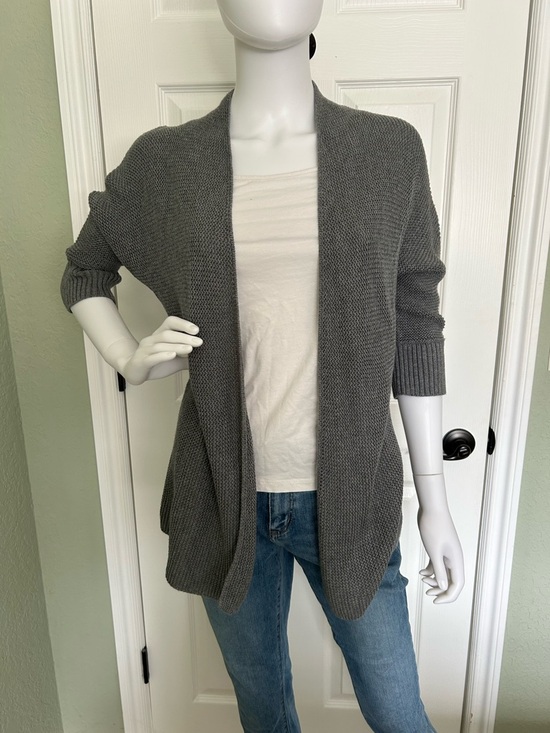 LOFT Sweaters - Loft Cozy Open-Front Gray Women's Cardigan Sweater